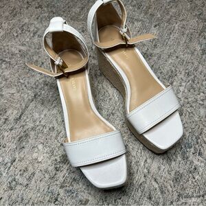 Veronica Beard Gianna Platform Wedge Sandal Size 7.5